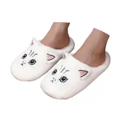 VATYERTY - Pantuflas Mujer Gato Negro