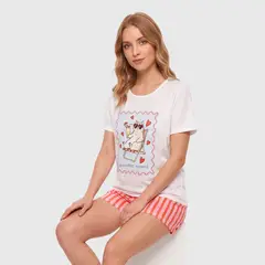 BAZIANI - PIJAMA MUJER GATO 8717