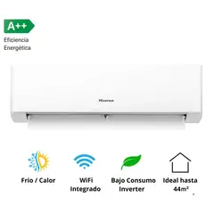 HISENSE - Aire Acondicionado Inverter 22.000 Btu R32 HI VIDA