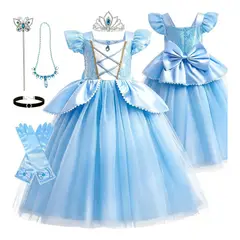 GIOIO - Vestido De Princesa Cenicienta Para Niñas