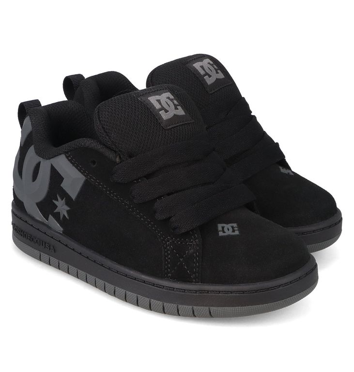 Zapatilla Niño DC Court Graffik Beveled Se Negro