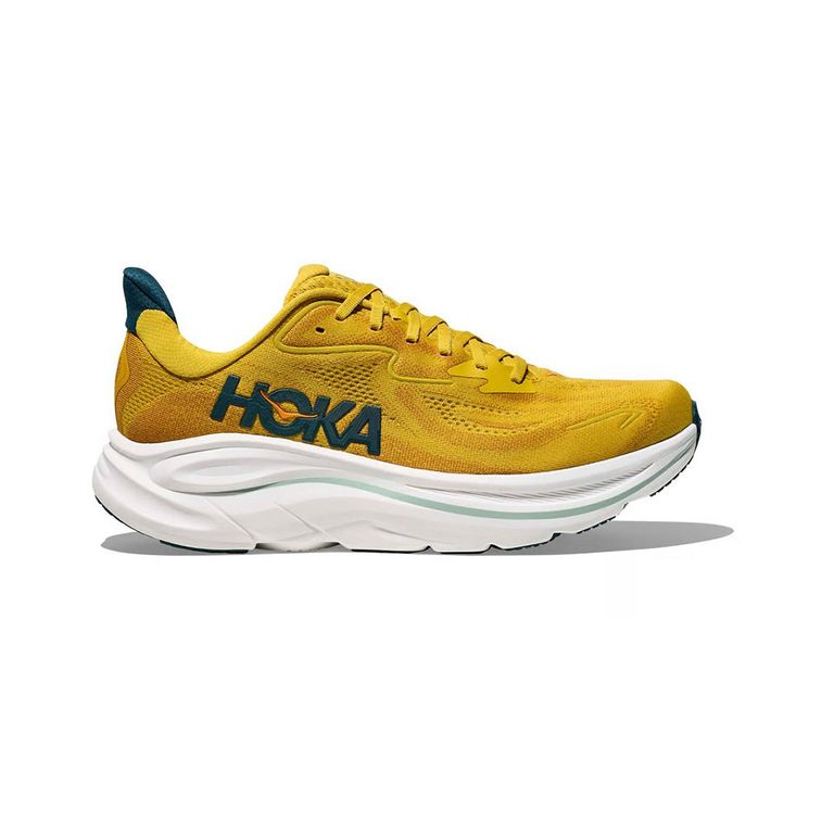 Zapatillas Clifton 10 Hombre Yellow Gold / Tidal Wave