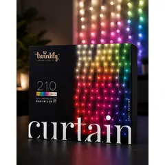 TWINKLY - Cascada Navidena Led 210 Multicolor Exterior WiFi