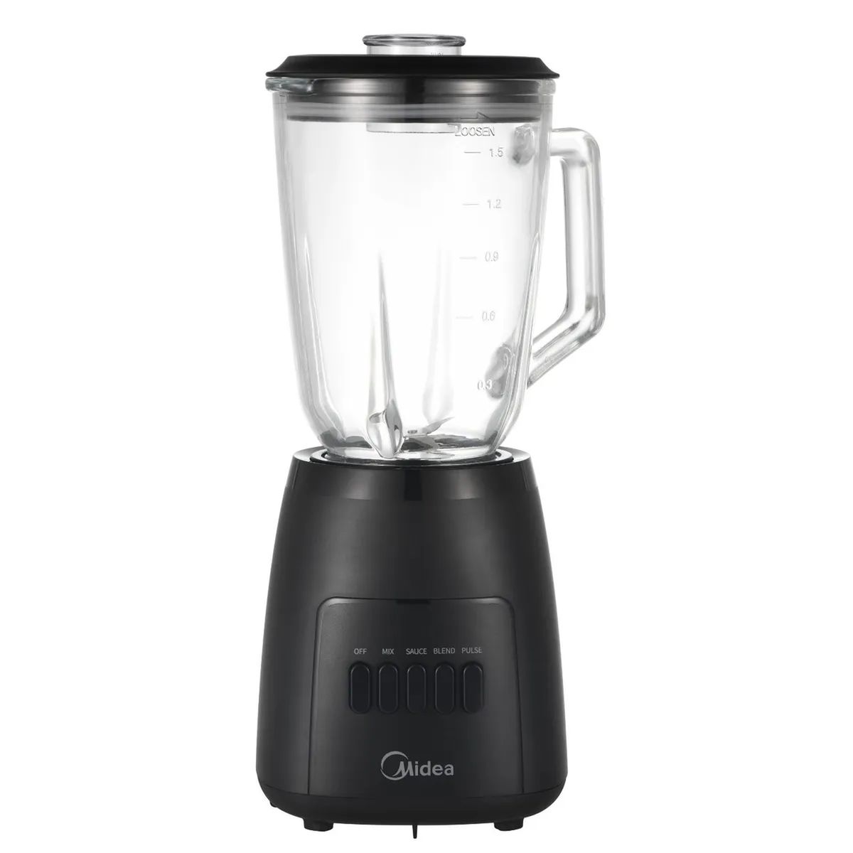 MIDEA - Licuadora Midea 3 Velocidades + Pulso 1.5 Litros Negro MJ-BL6003BK
