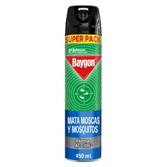 BAYGON - Insecticida Moscas y Mosquitos Aerosol 450 ml