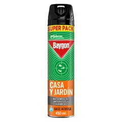 BAYGON - Insecticida Casa y Jardín Aerosol 450 ml