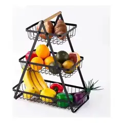 GENERICO - Cesta Organizador Multifuncional para Frutas y Verduras