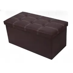 GENERICO - Puff Baúl Organizador Plegable para Hogar y Dormitorio