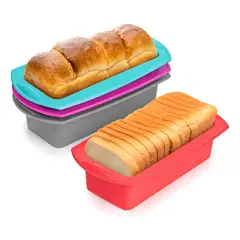 GENERICO - Moldes de Silicona Rectangulares Antiadherentes para Horno