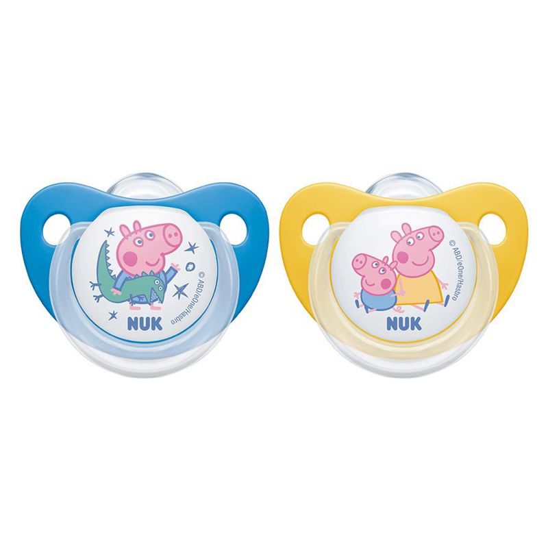 NUK - Chupete Peppa Pig 6-18 Meses Celeste Nuk