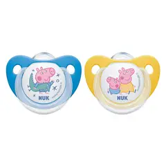 NUK - Chupete Peppa Pig 6-18 Meses Celeste