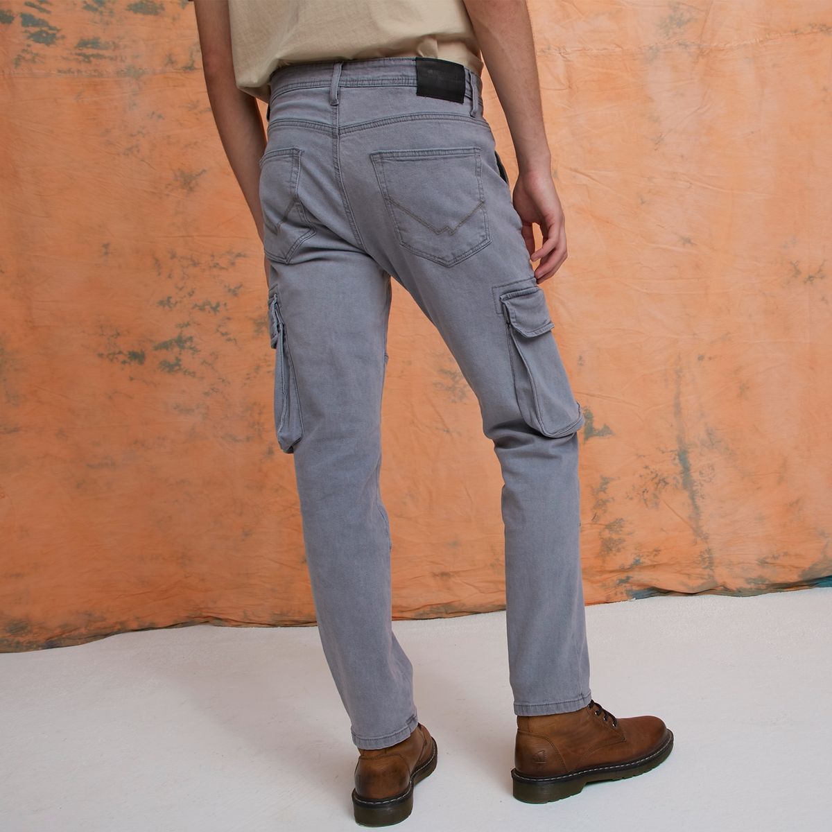 AMERICANINO - Jeans Cargo Fit Hombre Americanino