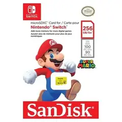 SANDISK - Tarjeta De Memoria Micro Sd 256gb Nintendo Switch