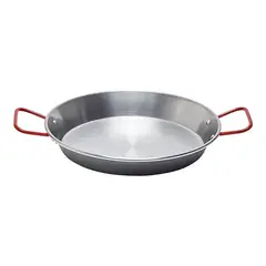 GARCIMA - Paellera 16 Porciones Hierro Pulido 55 cm Origen España