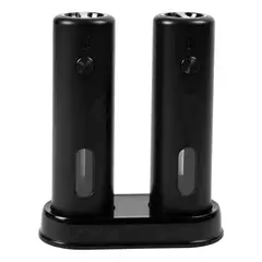 GENERICO - Molinillo Eléctrico Salero Sal Pimienta Haussen Con Luz Led Negro LABG