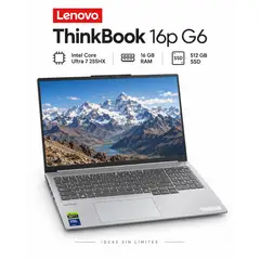 LENOVO - Thinkbook 16p G6, Intel core ultra 7 255HX, 16gb. Ram Ssd 512gb