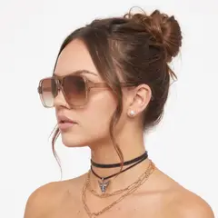 NOVY - Lentes Gafas De Sol Retro Piloto Aviador Polarizadas Mujer Uv400