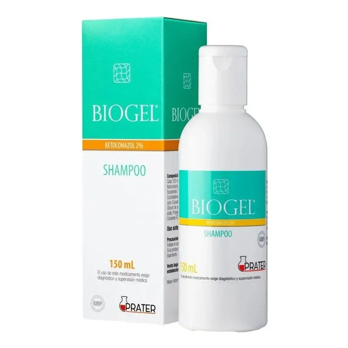 LABORATORIO PRATER - Biogel ketoconazol 2 % shampoo 150 mL