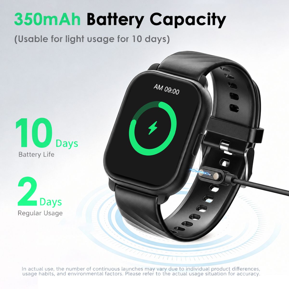 AOC - Reloj Inteligente AOC Watch E01, Pantalla 2.01", Llamadas Bluetooth, IP68