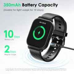 AOC - Reloj Inteligente Watch E01, Pantalla 2.01", Llamadas Bluetooth, IP68