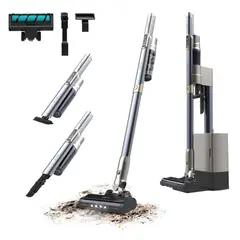 CECOTEC - Aspiradora Vertical Autovaciado Scoba 2100 Station Inalambrica a bateria