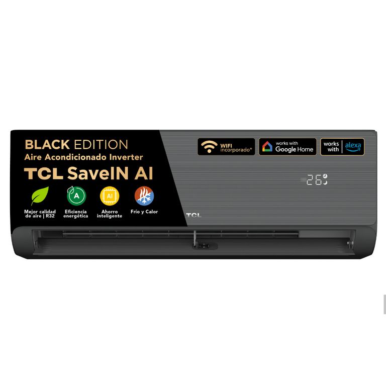 Aire Acondicionado Inverter SaveIN Black AI 24000 BTU WIFI