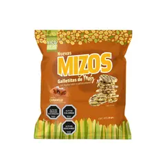 MIZOS - Galletas de Maíz con Caramelo al por mayor 20 g - 28 uds.