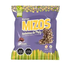 MIZOS - Galletas de Maíz con Chocolate y Sal de Mar al por mayor 20 g - 28 uds.