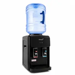 DALI - Dispensador Eléctrico De Agua Frio Caliente Ventilador Negro con seguro