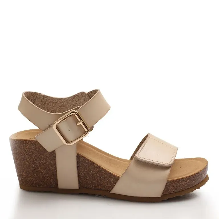 Sandalia Mujer Solea Nora Beige
