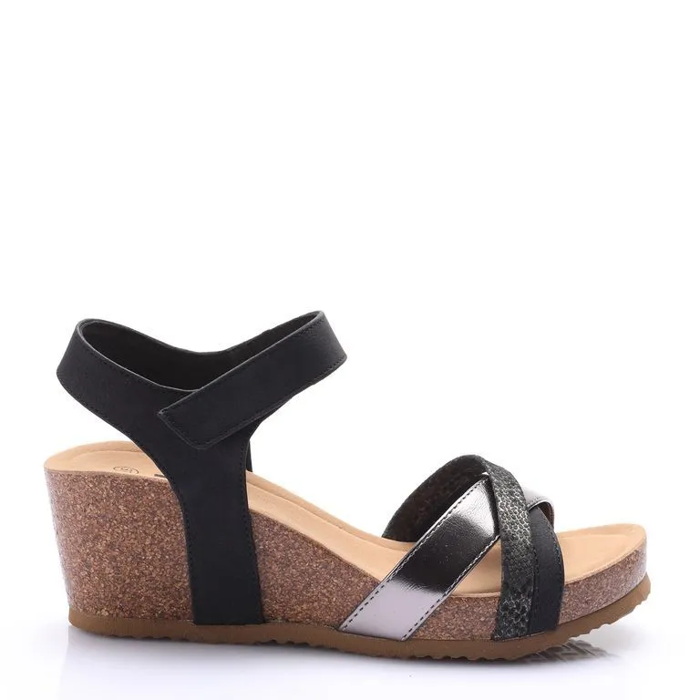 Sandalia Mujer Solea Stella Negra