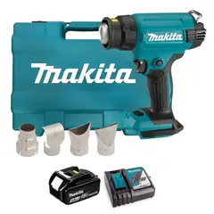 MAKITA - Pistola de calor inalámbrica LXT 18V DHG181 4 Ah