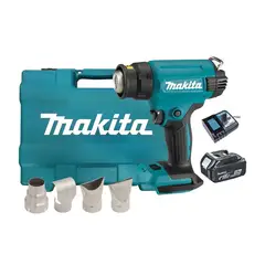 MAKITA - Pistola de calor inalámbrica LXT 18V DHG181 5 Ah