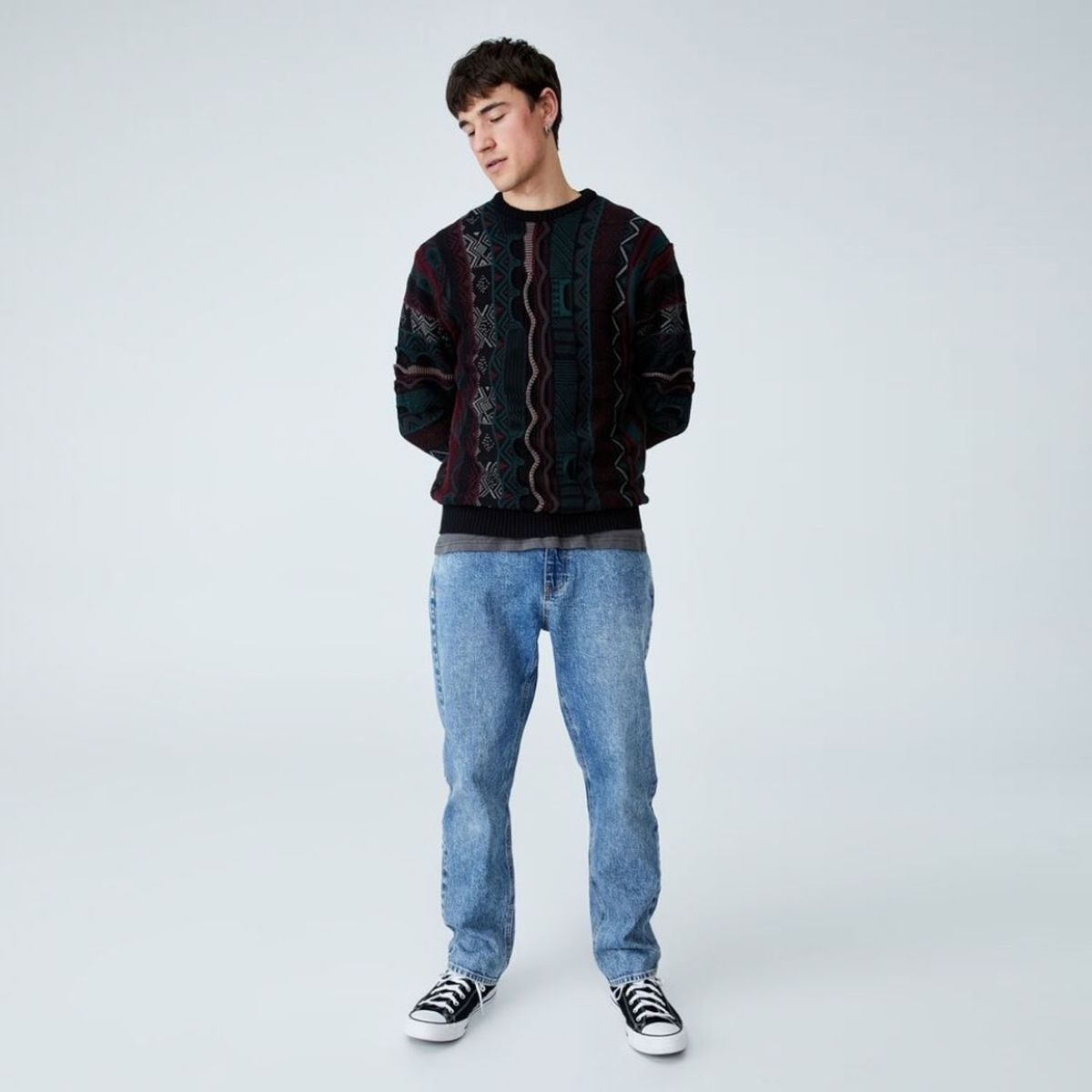 COTTON ON - Sweater Vintage Hombre Cotton On