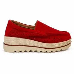 NORTHWEST - Zapato Mujer Slip On Pandora Fantasy Rojo