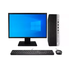 HP - KIT Monitor + PC 600 G3 SFF - Intel i7 7ª Gen - 8GB RAM - 500GB HDD - Reacondicionado Grado A.
