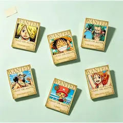 GENERICO - Set De 6 Pines Broches Metalicos One Piece Wanted Poster