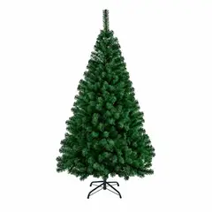 GENERICO - Árbol de Navidad Pino Frondoso 180 cm Verde Base Metálica SDS35