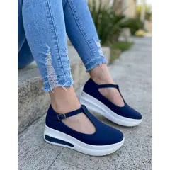 SNOOPY - Panchitas Mujer Color Azul M707. Horma Pequeña