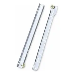 GENERICO - Pack 2 Corredera O Riel Blanco Para Cajón 60 Cm