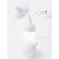M CASAS CHILE - Ampolleta LED Recargable 40W M Casa Blanco Multiuso de Emergencia