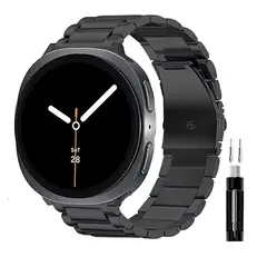 GENERICO - Correa Acero Para Galaxy Watch 8,9 + Ajustador