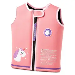MAMBOBABY - Chaleco Salvavidas de Neopreno para Niños Rosado