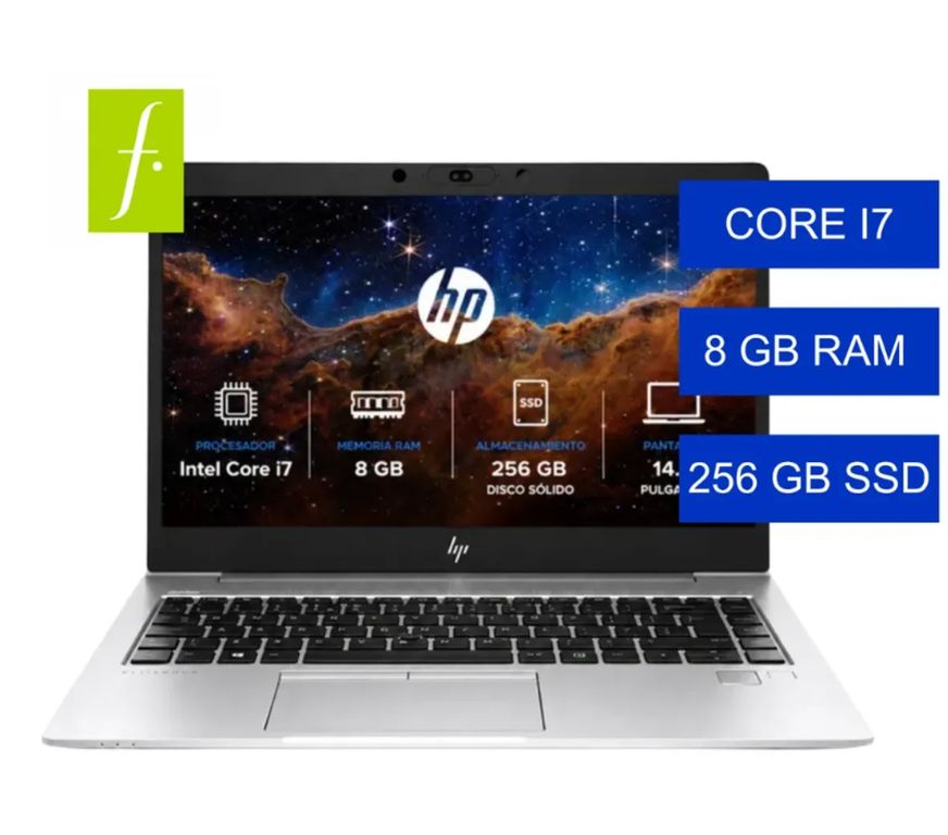 ELITEBOOK 850 G5 - INTEL CORE I7 8TH GEN - 8GB RAM - 256GB SSD - PLATEADO