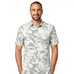 KOTTING - Camisa Manga Corta Estampada Tropical Hombre