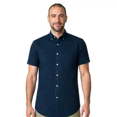 KOTTING - Camisa Manga Corta Estampada Hombre
