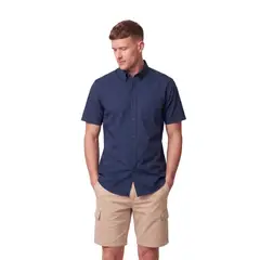 KOTTING - Camisa Manga Corta Lisa Hombre