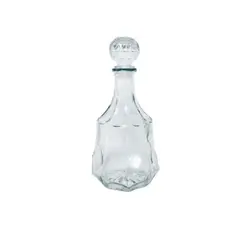 GENERICO - Botella De Vidrio Transparente 1 L 28x12 cm 6 Unid