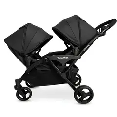 COBABY - Coche doble TwinMax 2.0 gemelos mellizos diferente edad TwinMax