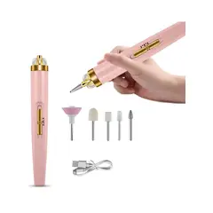 GENERICO - Torno Pulidor Esmeril Manicura Pedicura Inalámbrico Usb